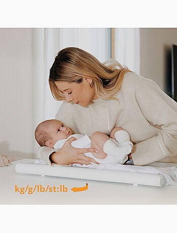 Balança eletrónica para bebé LIONELO – Até 20 kg – Função de tara – Memória da última medição