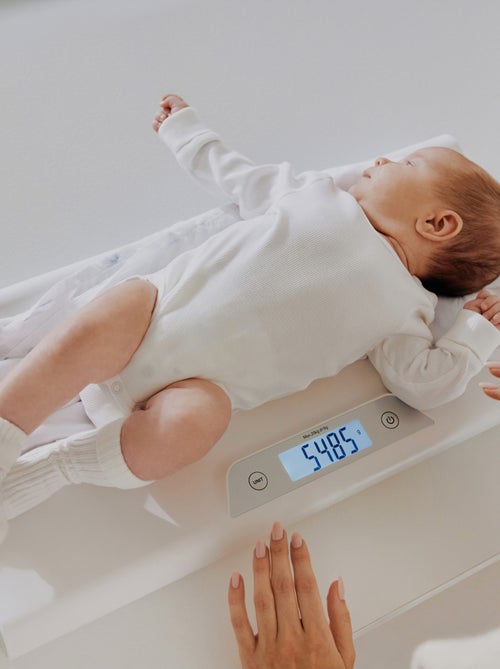 Balança eletrónica para bebé LIONELO – Até 20 kg – Função de tara – Memória da última medição - Kiabi