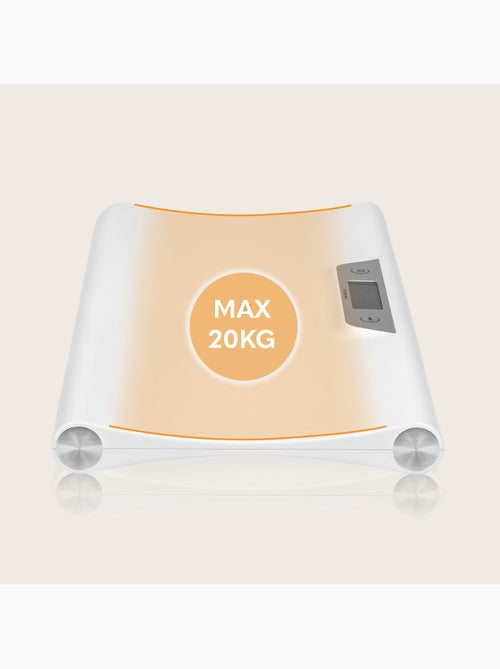 Balança eletrónica para bebé LIONELO – Até 20 kg – Função de tara – Memória da última medição - Kiabi
