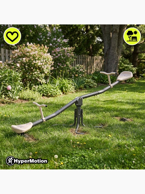 Balanço 2 em 1 hypermotion para jardim com rotação 360° e estrutura resistente - Kiabi