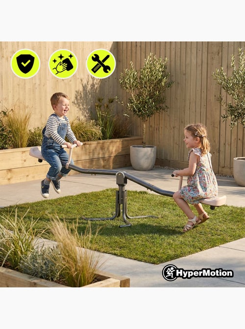Balanço 2 em 1 hypermotion para jardim com rotação 360° e estrutura resistente - Kiabi