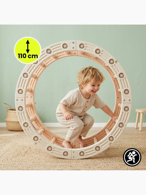 Balanço e roda de ginástica modular 4 em 1 hypermotion para crianças a partir dos 18 meses - Kiabi