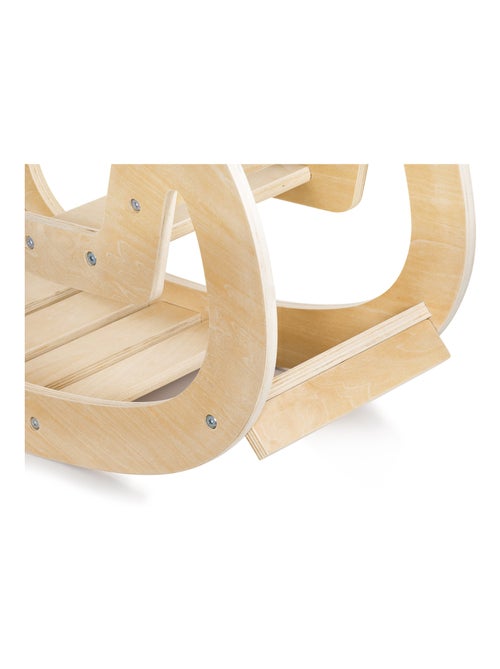 Balanço montessori de madeira natural – cadeira de baloiço a partir dos 12 meses - Kiabi