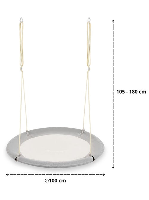 Balanço ninho de cegonha com 100 cm de diâmetro, para crianças e adultos - Kiabi