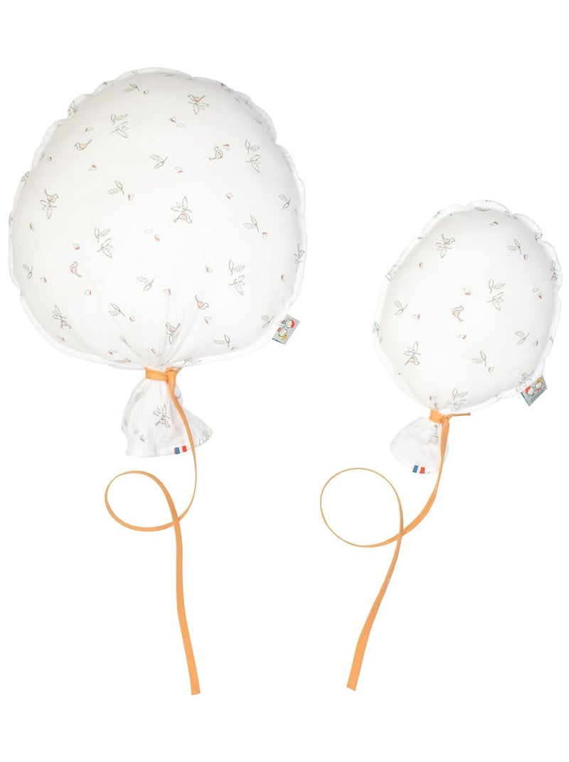 Balão de parede bebê em gaze de algodão | sevira kids Branco Cinza - Kiabi