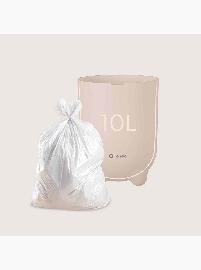 Balde de Fraldas LIONELO Purebin - Hermético - 10 L - Para Sacos Universais Bege - Kiabi
