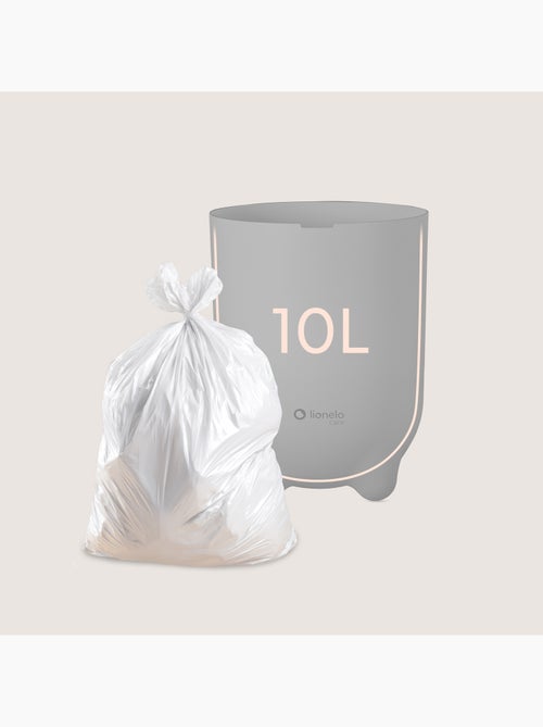 Balde de Fraldas LIONELO Purebin - Hermético - 10 L - Para Sacos Universais - Kiabi