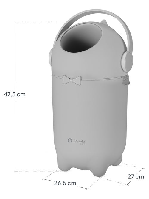Balde de Fraldas LIONELO Purebin - Hermético - 10 L - Para Sacos Universais - Kiabi