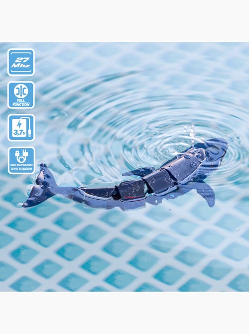 Baleia de brinquedo com controle remoto 20 cm racing boat - Kiabi