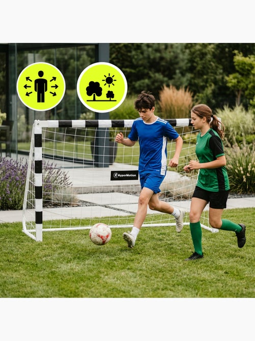 Baliza de futebol hypermotion pro 180 × 120 cm para treino e jogo ao ar livre - Kiabi