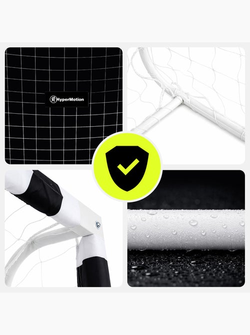 Baliza de futebol hypermotion pro 180 × 120 cm para treino e jogo ao ar livre - Kiabi