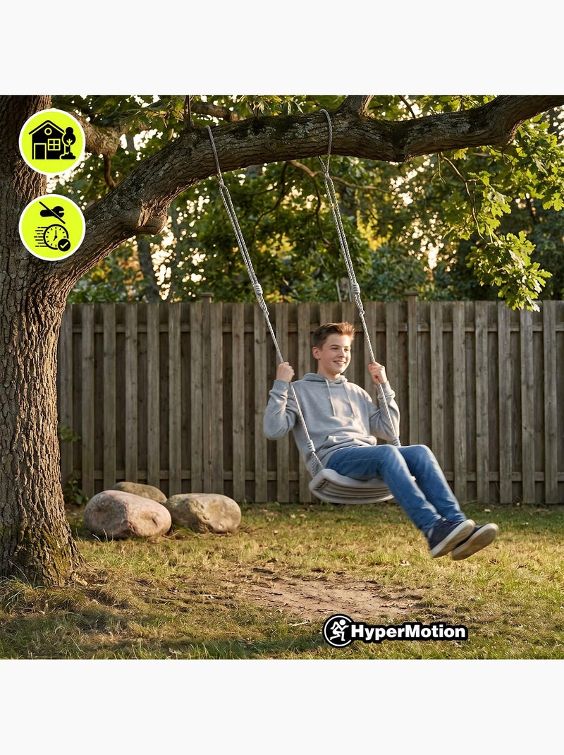 Baloiço de jardim clássico hypermotion para crianças – resistente e ajustável Cinza - Kiabi