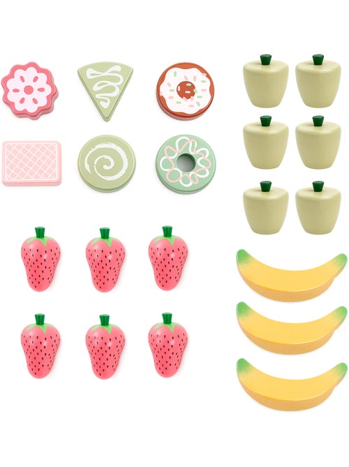 Banca mercado madeira infantil fruta pastelaria brinquedo imitacao mamabrum - Kiabi Banca mercado madeira infantil fruta pastelaria brinquedo imitacao mamabrum - Kiabi
