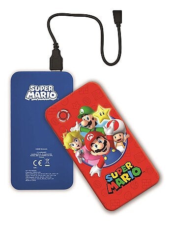 Banco de potência de carregamento rápido super mario 10.000 mah