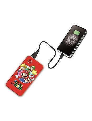 Banco de potência de carregamento rápido super mario 10.000 mah