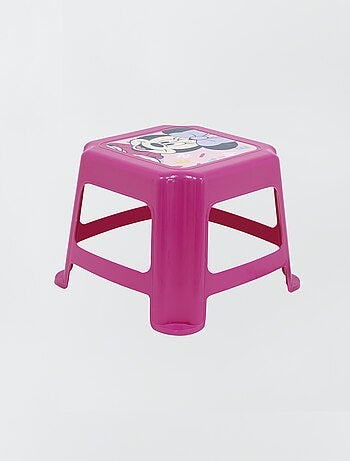 Banco em PVC com estampado 'Minnie'