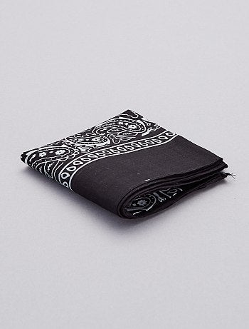 Bandana em algodão estampado-