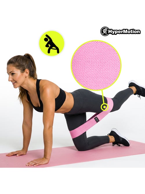 Bandas de resistência em tecido hypermotion para glúteos e coxas – 3 níveis - Kiabi Bandas de resistência em tecido hypermotion para glúteos e coxas – 3 níveis - Kiabi