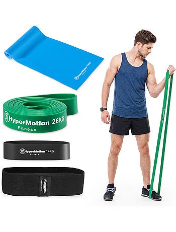 Bandas de resistência hypermotion para homens para força e massa muscular