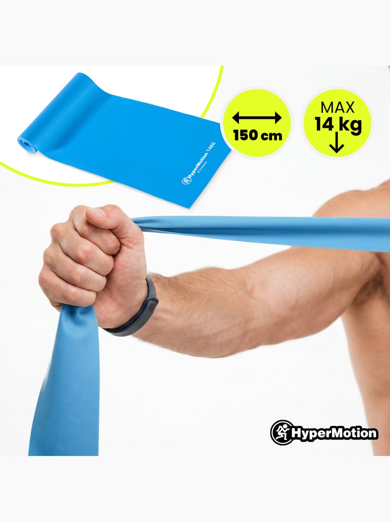 Bandas de resistência hypermotion para homens para força e massa muscular Preto - Kiabi