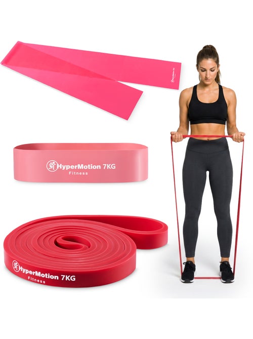 Bandas de resistência hypermotion para mulheres para força e tonificação - Kiabi Bandas de resistência hypermotion para mulheres para força e tonificação - Kiabi
