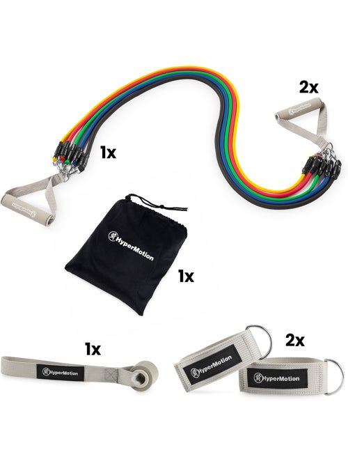 Bandas de resistência hypermotion para treino de força e reabilitação - Kiabi Bandas de resistência hypermotion para treino de força e reabilitação - Kiabi