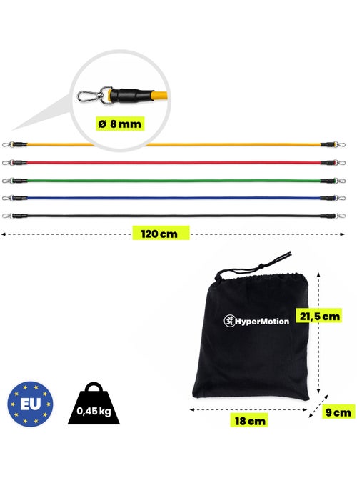 Bandas de resistência hypermotion para treino de força e reabilitação - Kiabi Bandas de resistência hypermotion para treino de força e reabilitação - Kiabi