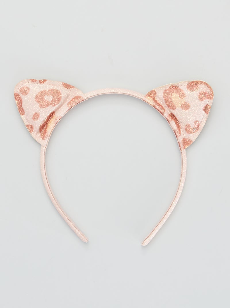 Bandolete 'cabeça de gato' Leopardo - Kiabi