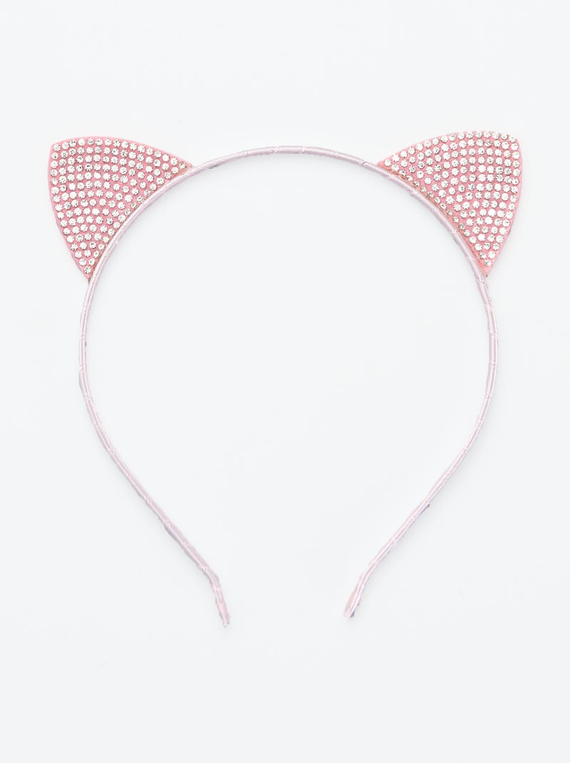 Bandolete 'cabeça de gato' Rosa - Kiabi