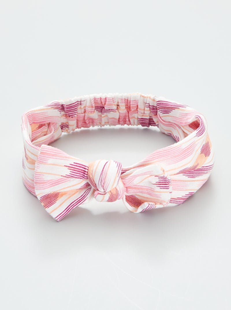 Bandolete com estampado de fantasia ROSA - Kiabi