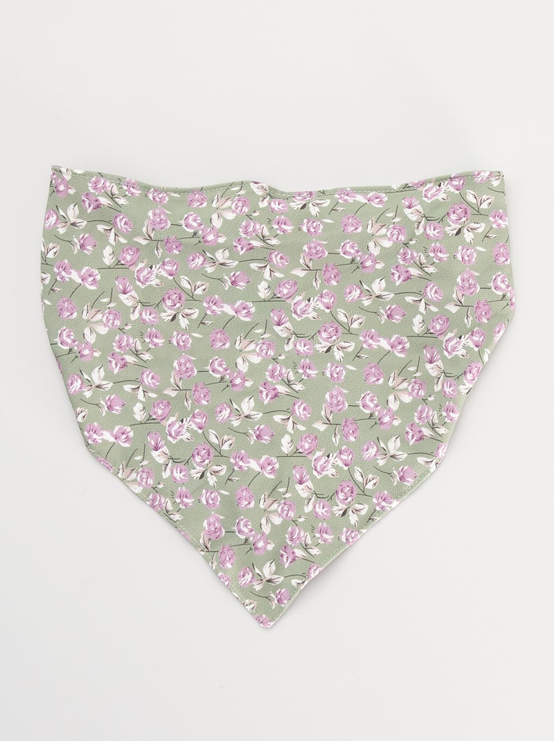 Bandolete com estampado 'flores' VERDE - Kiabi
