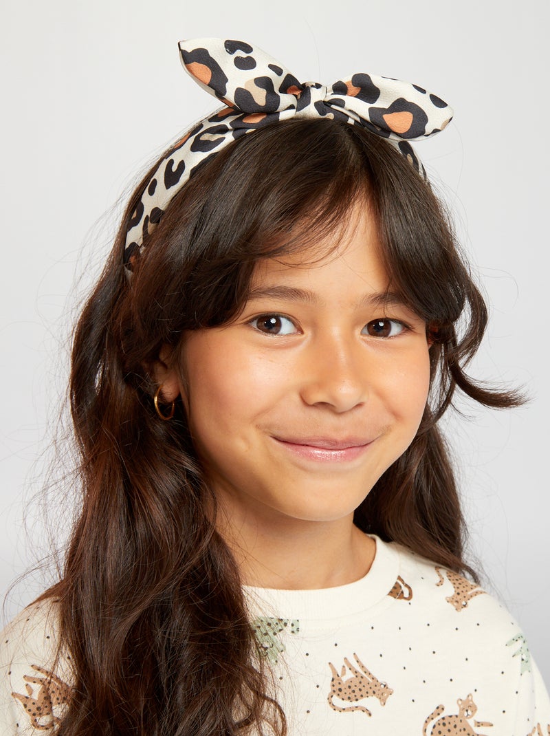 Bandolete com estampado 'leopardo' BRANCO - Kiabi