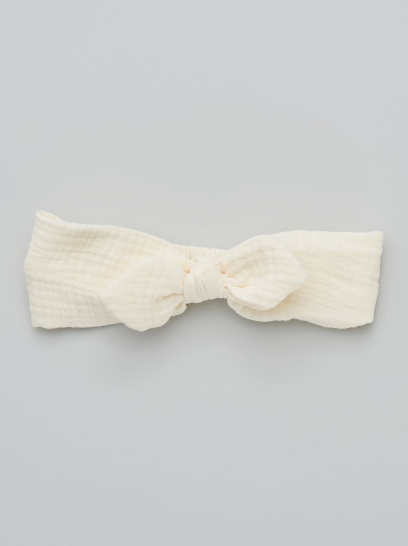 Bandolete em crepe BRANCO - Kiabi
