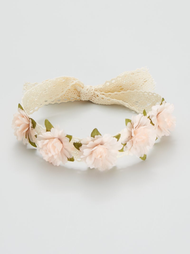 Bandolete em renda Branco - Kiabi