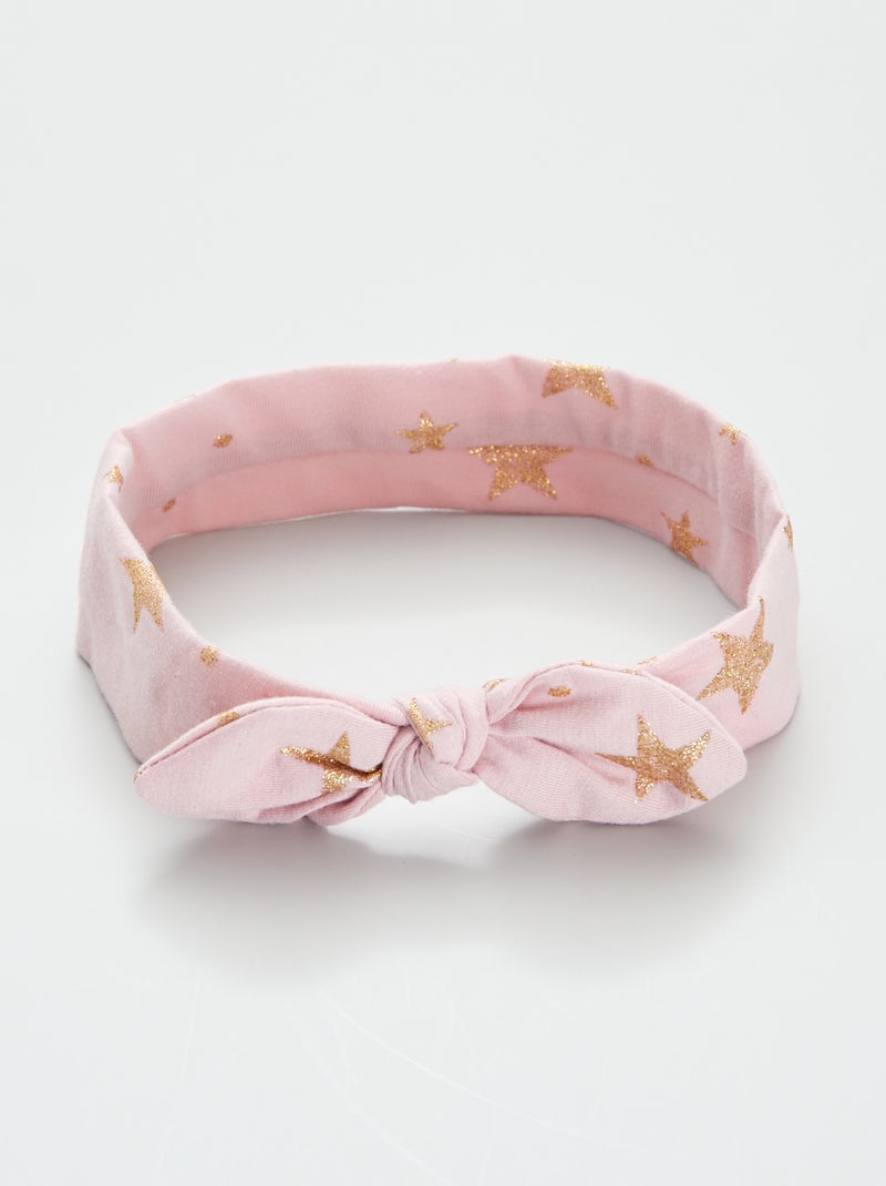 Bandolete em tecido estampado Rosa - Kiabi