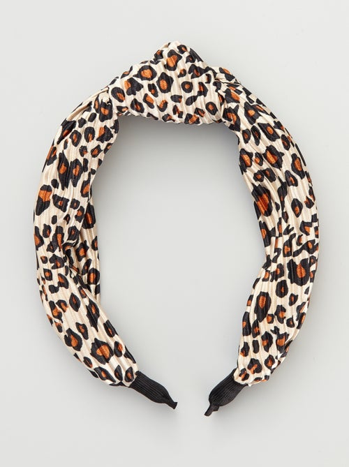 Bandolete em tecido leopardo - Kiabi