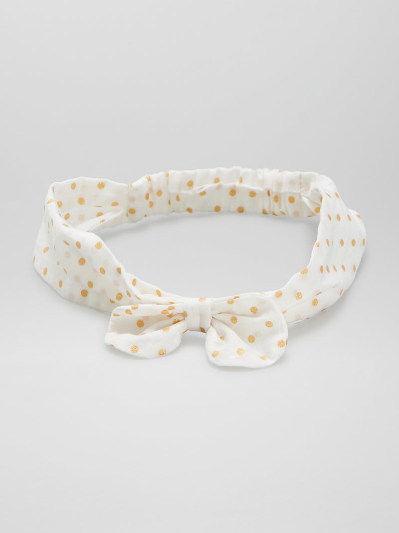Bandolete para o cabelo BRANCO - Kiabi
