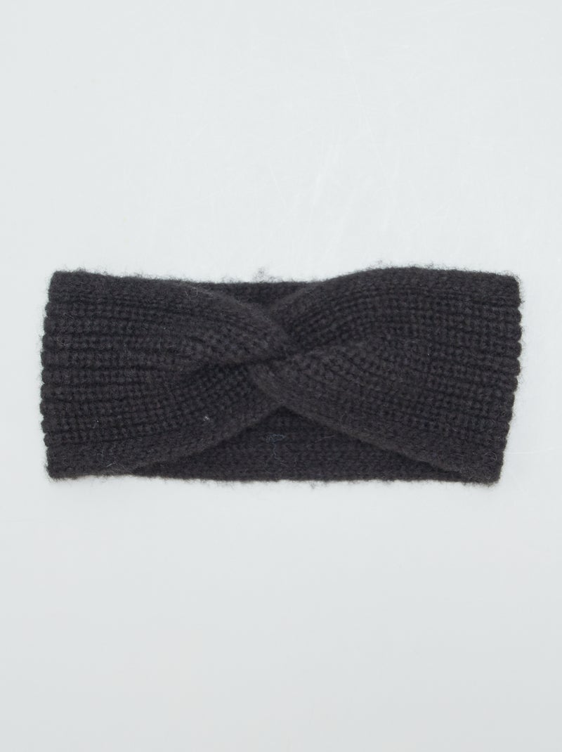 Bandolete para o cabelo PRETO - Kiabi
