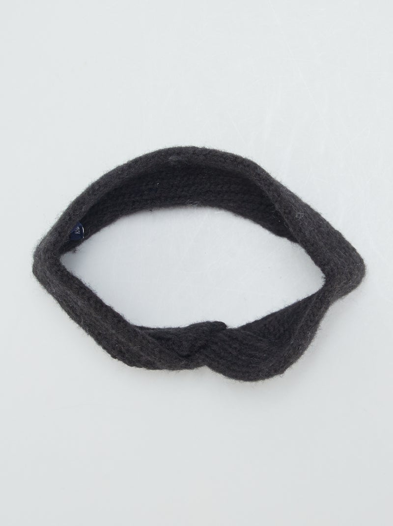 Bandolete para o cabelo PRETO - Kiabi