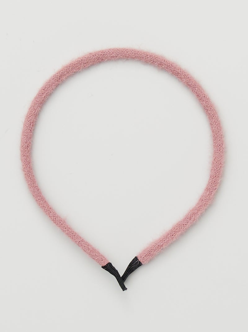Bandolete peluda Rosa Velho - Kiabi