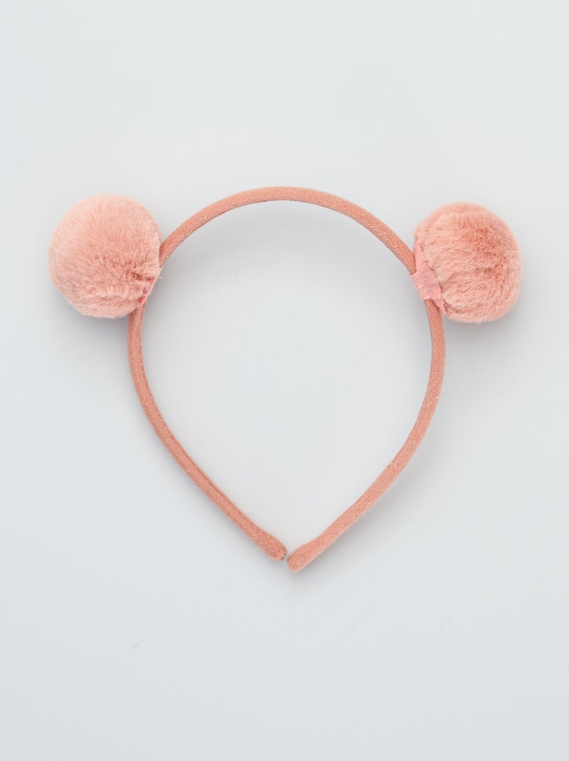 Bandolete pompom ROSA - Kiabi