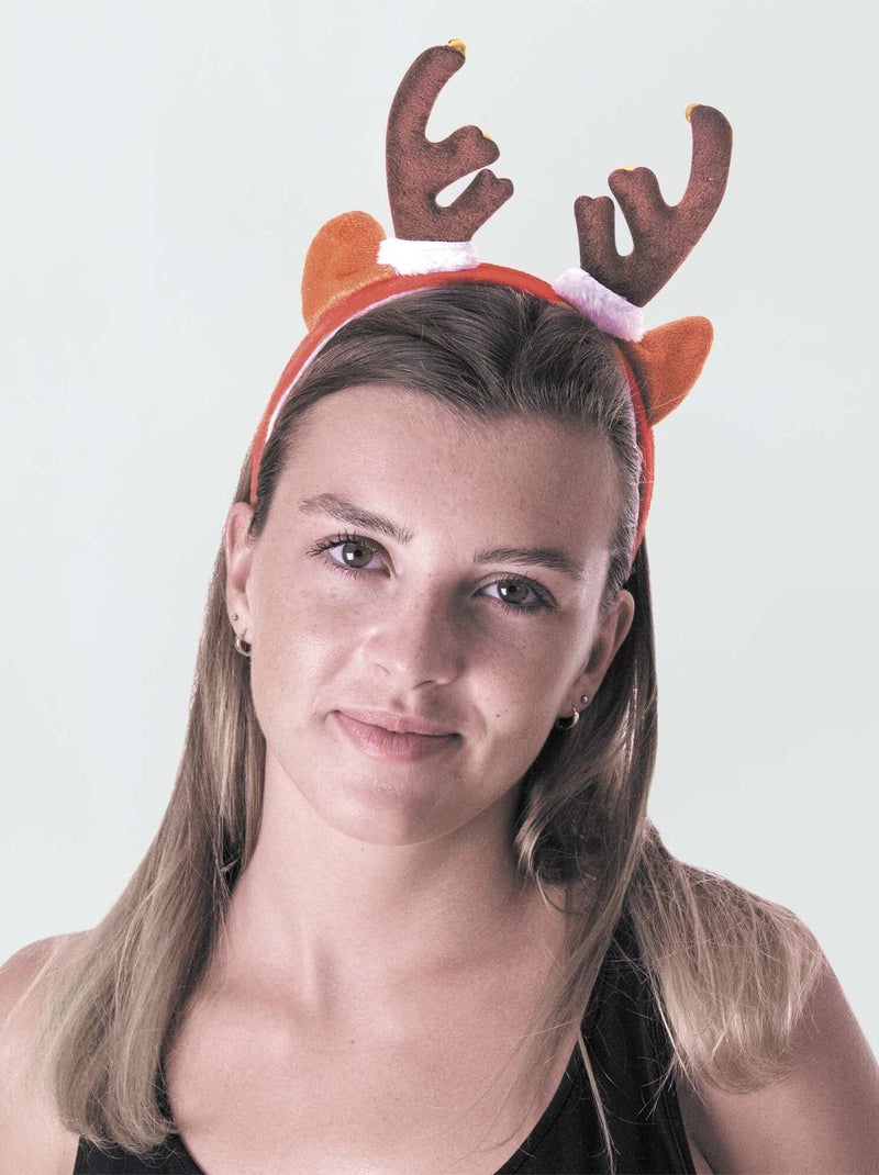 Bandolete 'Rena de Natal' VERMELHO - Kiabi