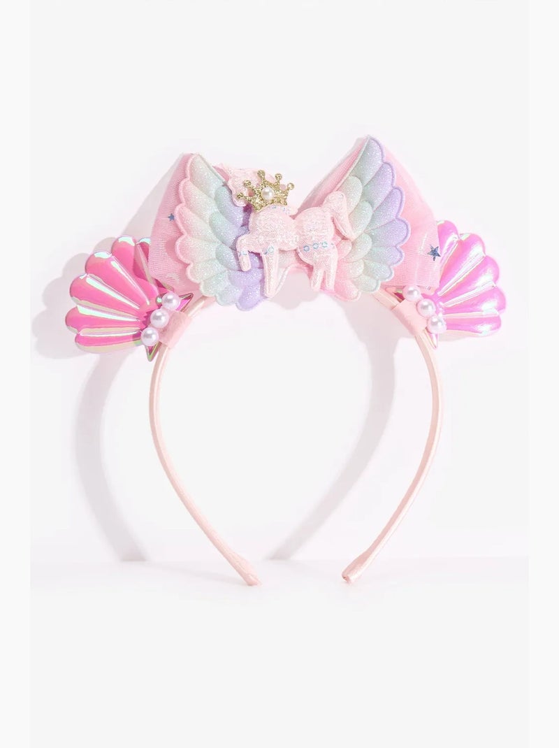 Bandolete shell menina penti Rosa - Kiabi