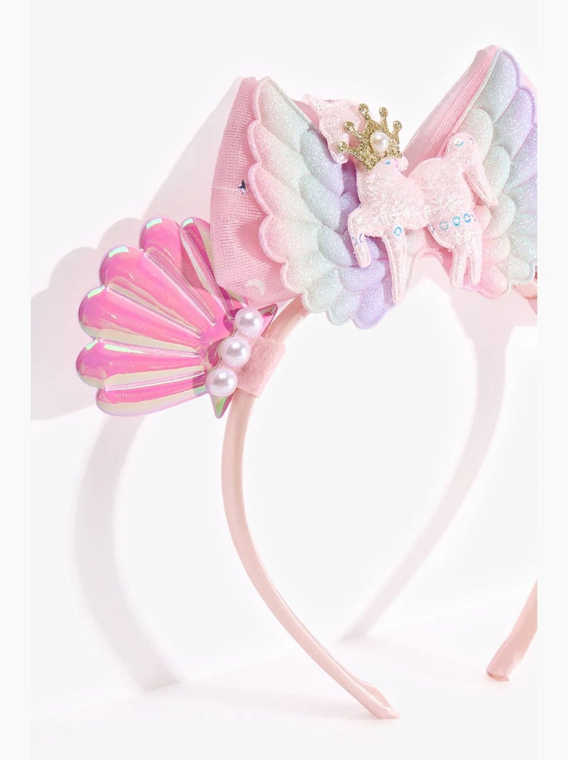Bandolete shell menina penti Rosa - Kiabi