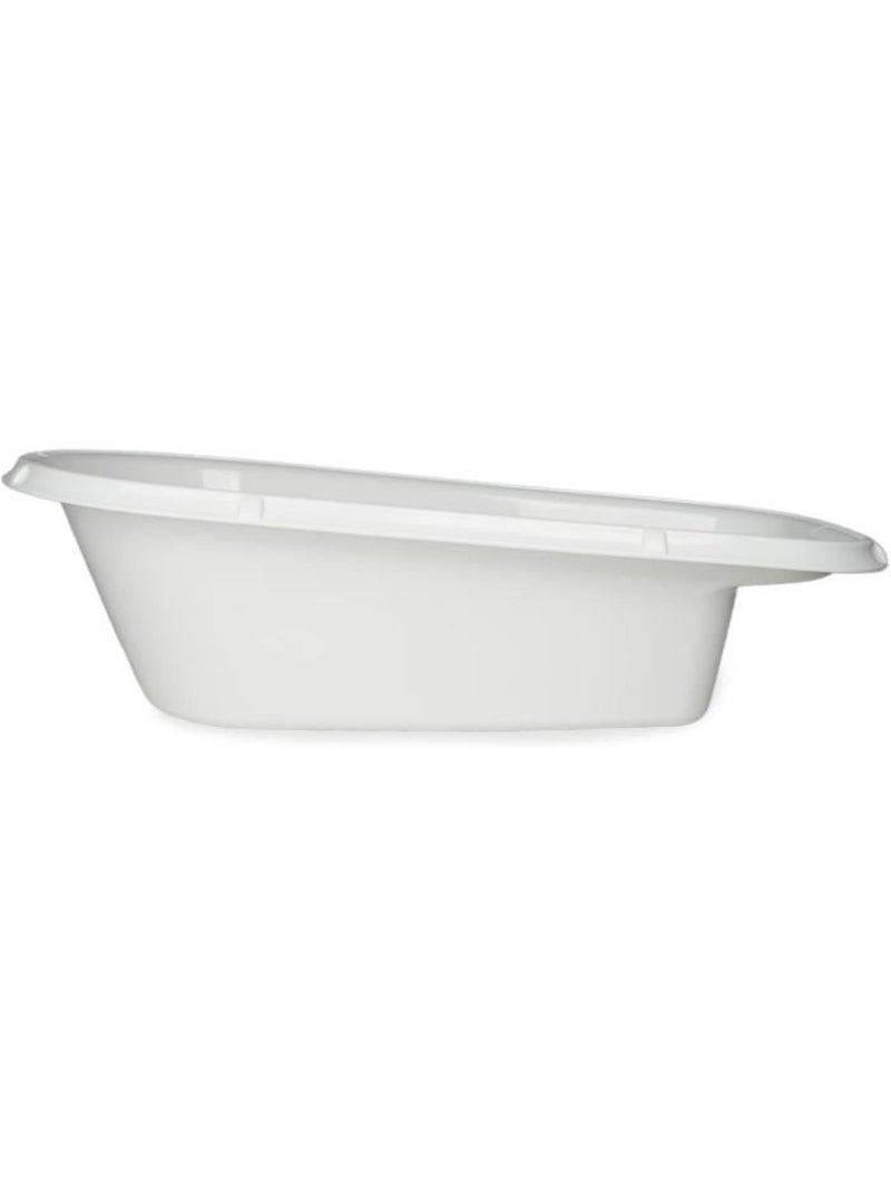 Banheira bebé luxe thermobaby com tampão de escoamento e base anatómica Branco - Kiabi