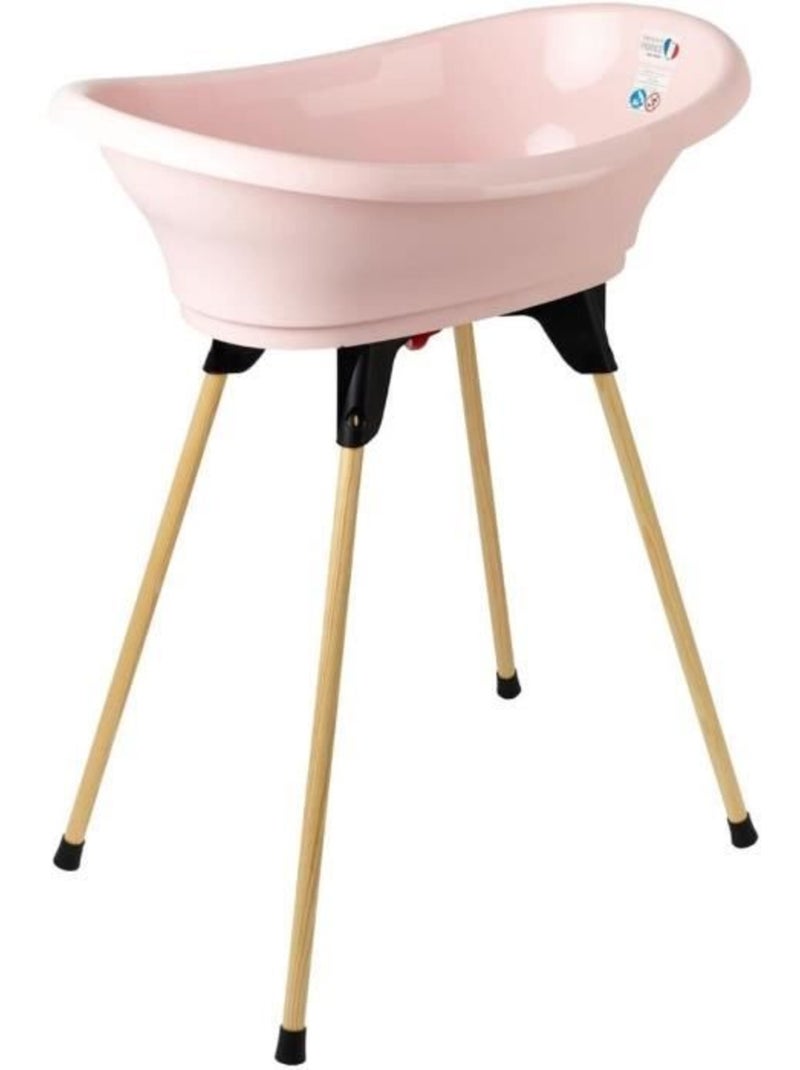Banheira bebé thermobaby vasco com dreno e formato taça em polipropileno Rosa - Kiabi