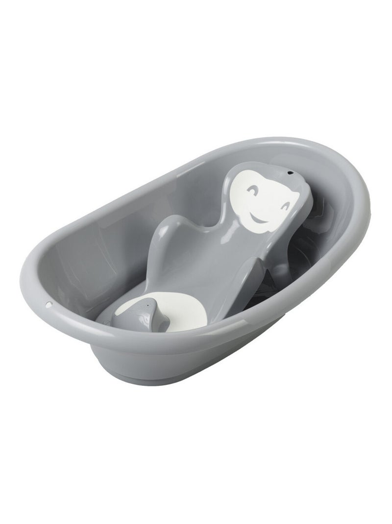Banheira bebé thermobaby vasco de polipropileno cinzento 78,5 x 50 x 24,5 cm Cinza - Kiabi