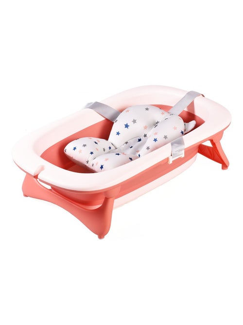 Banheira dobravel Bwave azul com almofada integrada dos 0 aos 3 anos - Kiabi Banheira dobravel Bwave azul com almofada integrada dos 0 aos 3 anos - Kiabi