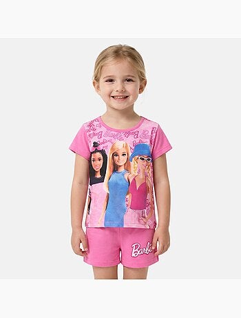 Barbie - Conjunto T-shirt e calções