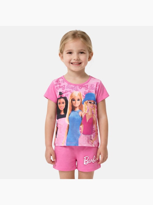 Barbie - Conjunto T-shirt e calções - Kiabi Barbie - Conjunto T-shirt e calções - Kiabi
